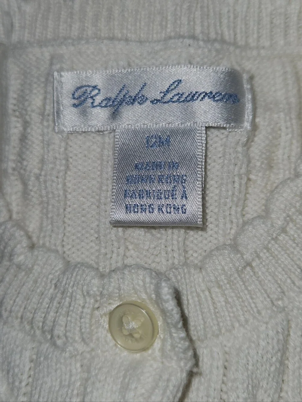 Ralph Lauren Cable Knit Cardigan